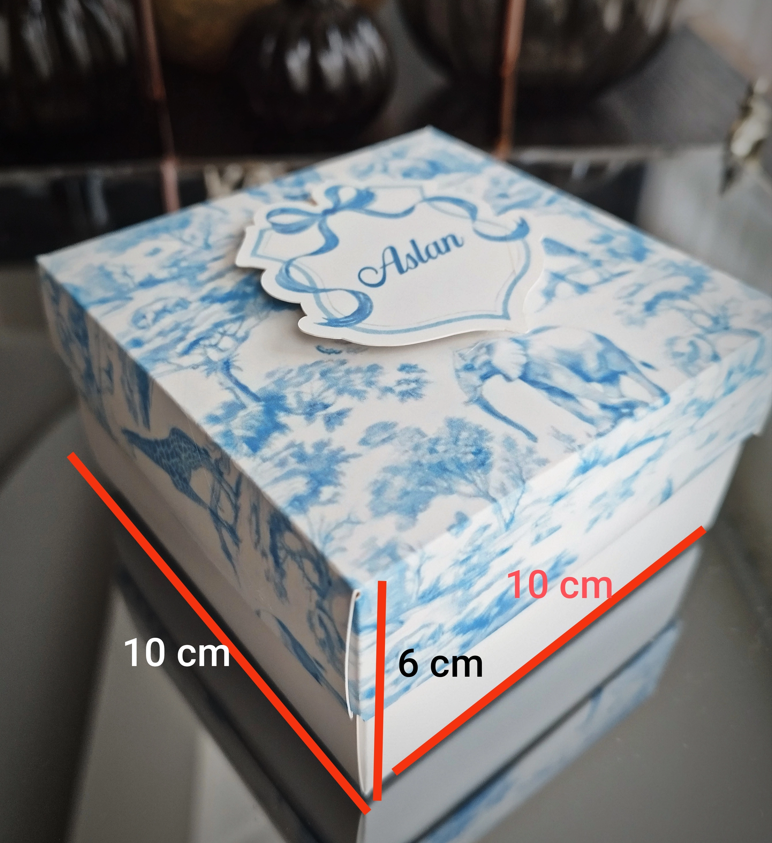 Kare Kutu (3 boyutlu) (10x10x6 cm)