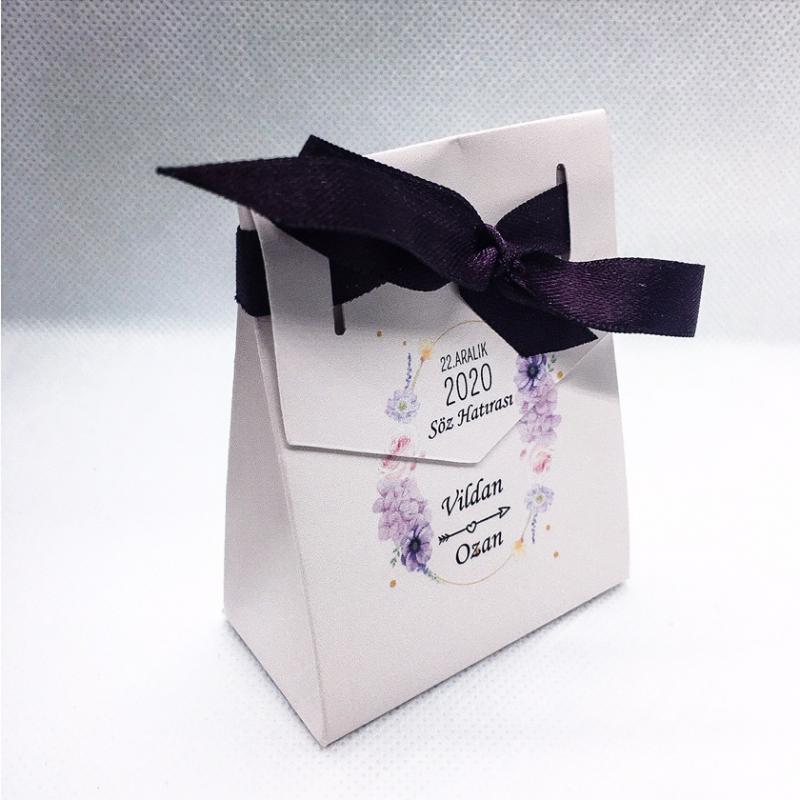 Küçük Karton Çanta - Çerez Kutusu