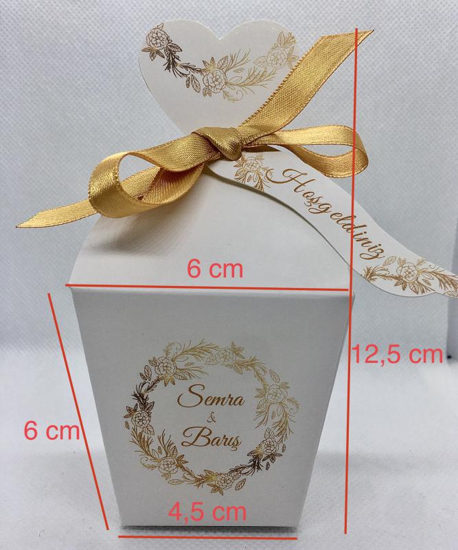 Baskılı Köşeli Kutu