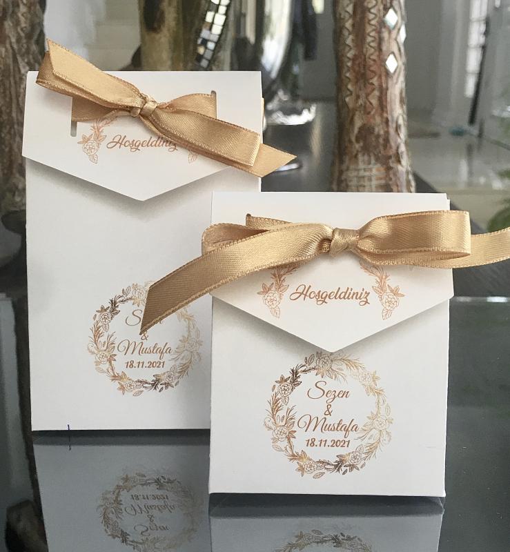 Küçük Karton Çanta - Çerez Kutusu