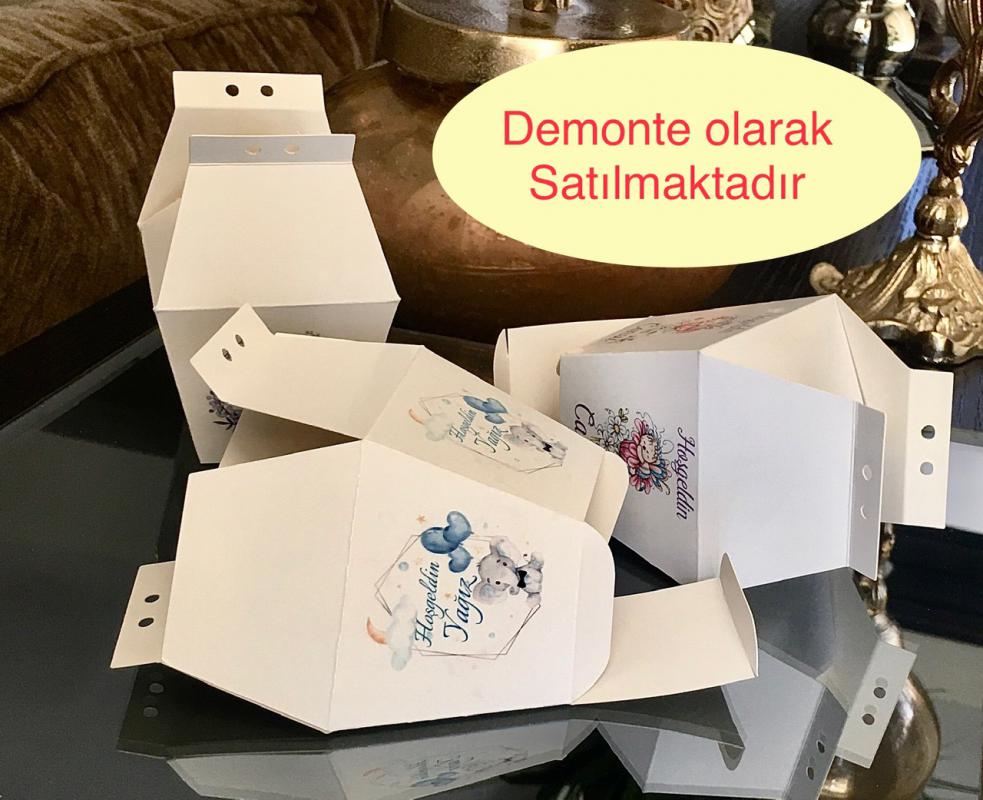 Baskılı Köşeli Kutu