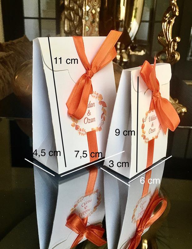 Küçük Karton Çanta - Çerez Kutusu