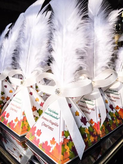 Tüylü Piramit Kutu